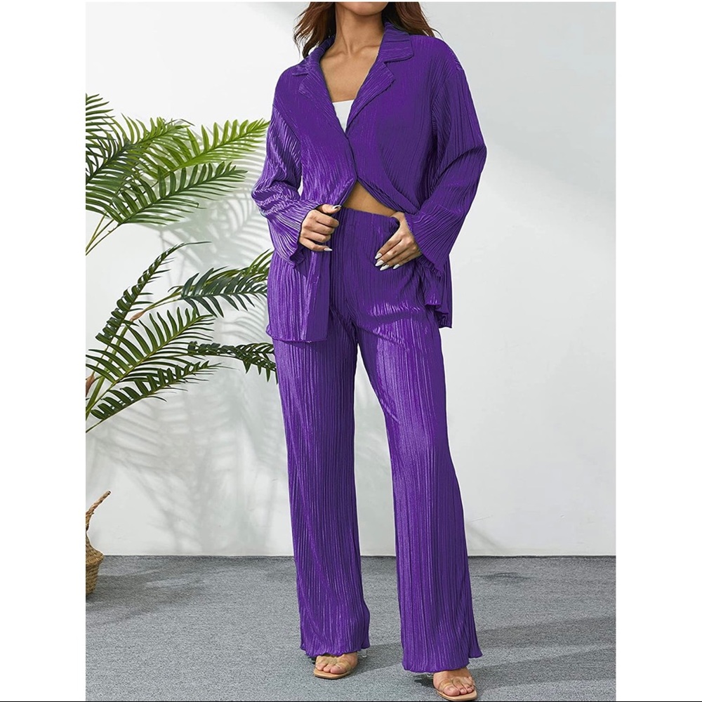 Viral Purple two piece set